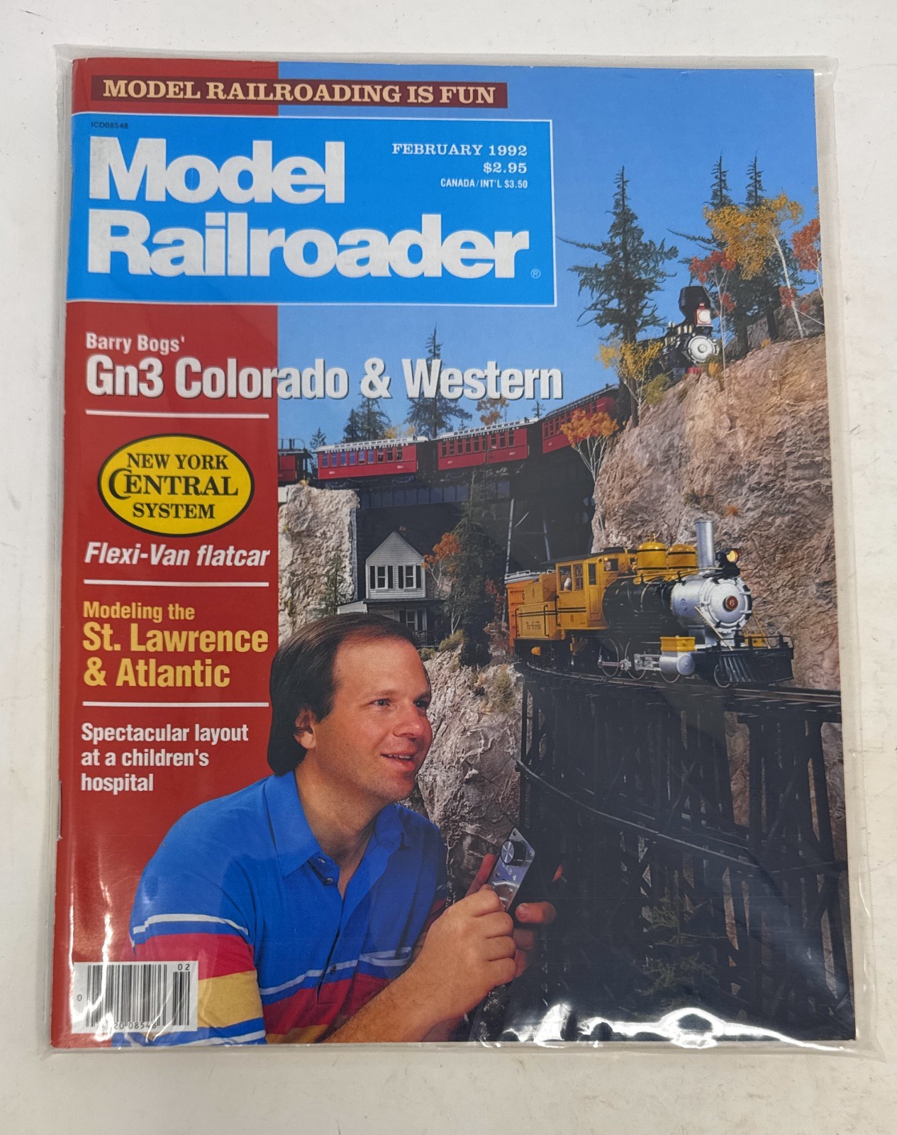 Model Railroader Magazine February 1992