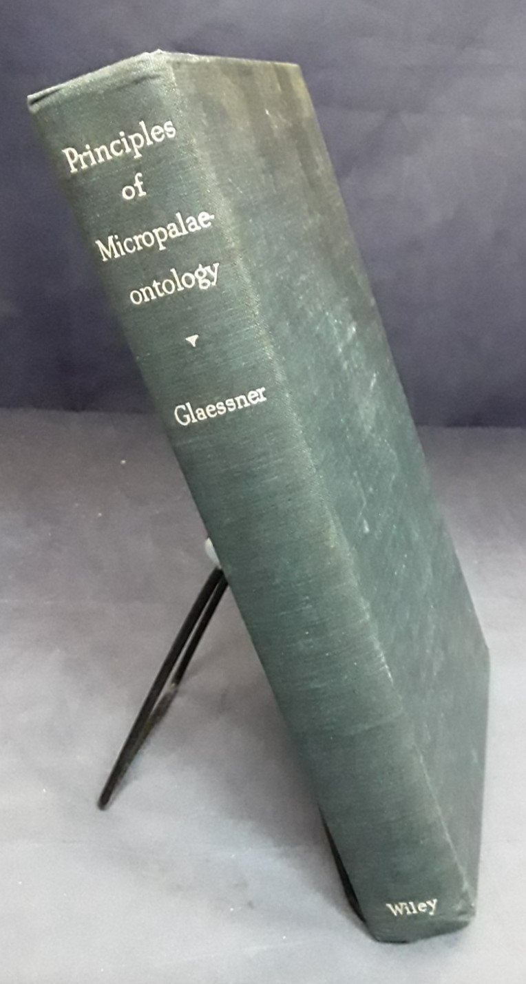 Principles of Micropalaeontology Martin Glaessner 1948 John Wiley HB G 250929