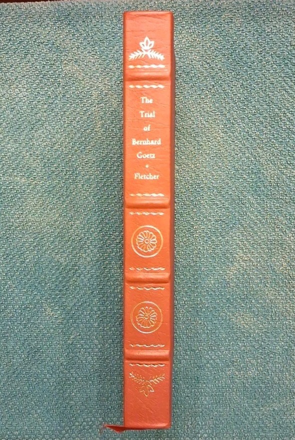 THE TRAIL OF BERNARD GOETZ, FLETCHER, LEATHER BOUND, NOTABLE TRIALS LIBRARY