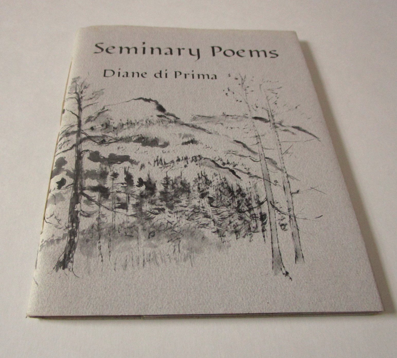 Seminary Poems By Diane Di Prima chapbook 1991 PB Kobun Chino Roshi cover art