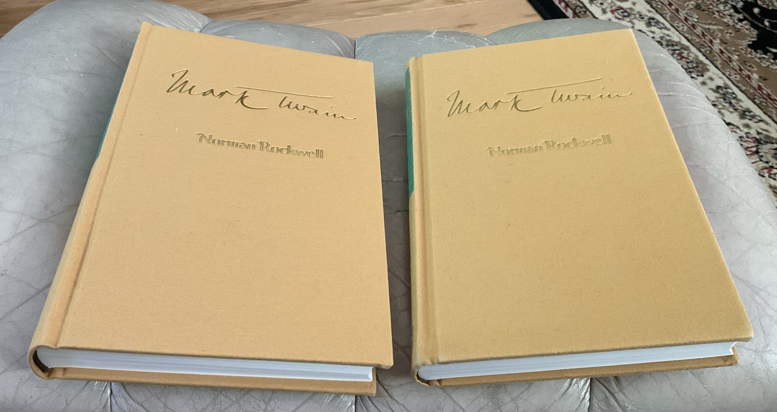Mark Twain Boxed Set Tom Sawyer Huckleberry Finn Norman Rockwell Abbeville