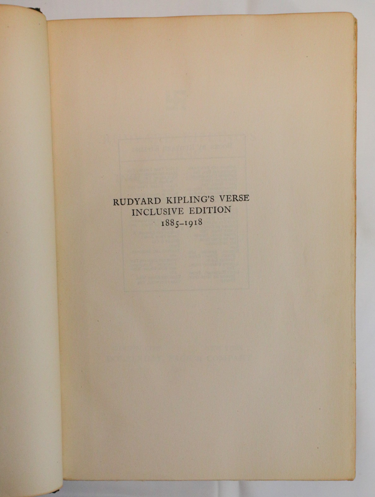 1919 Fine Binding by the French Binders. R Kipling Verse 1885-1918 Inclusive Ed.