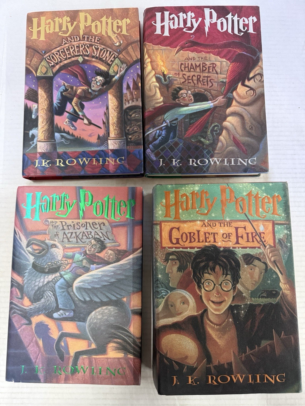Harry Potter Complete Hardcover Set Books 1-7 First Edition (J.K. Rowling) Good
