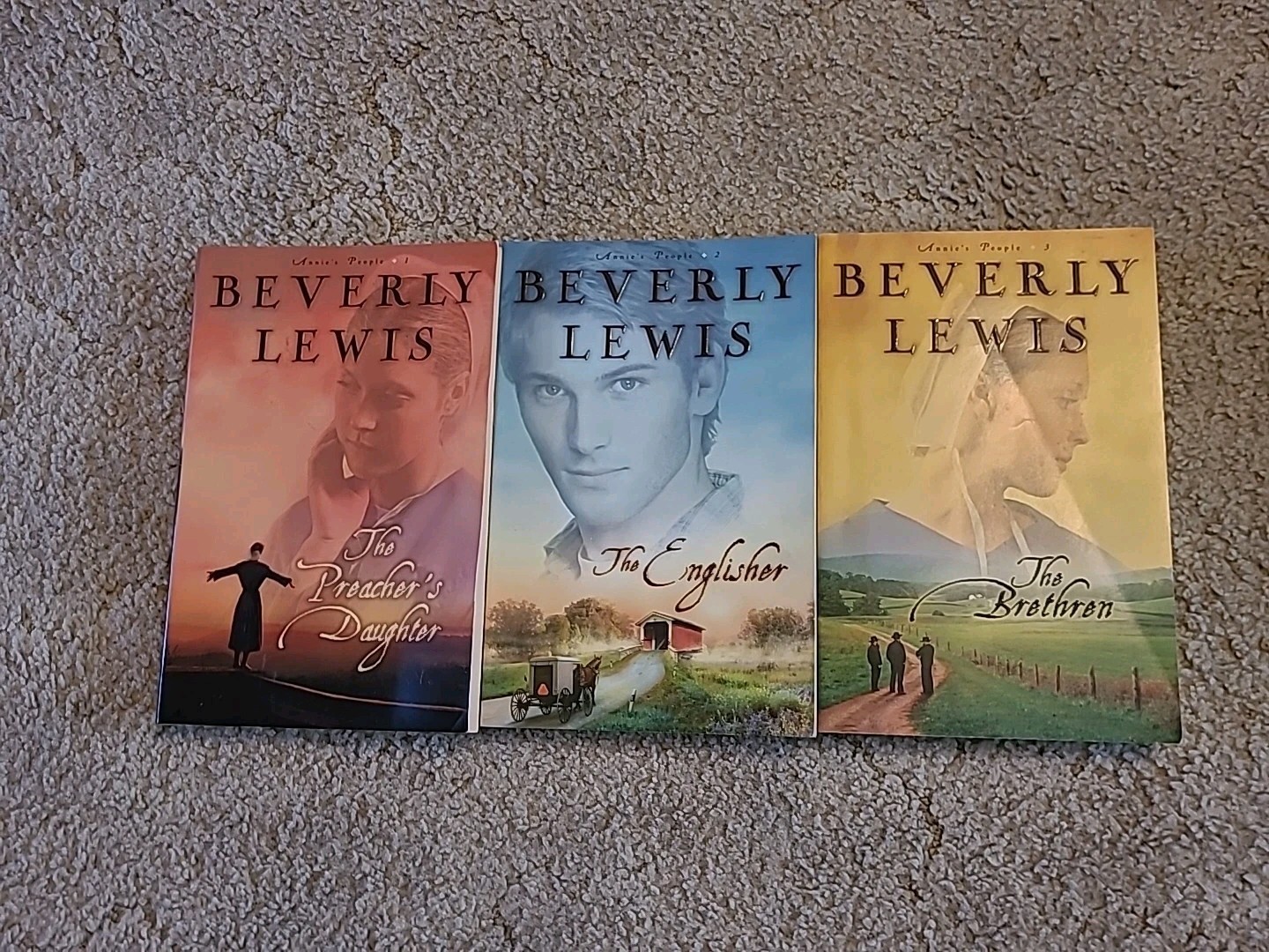 BEVERLY LEWIS “ANNIE’S PEOPLE” SERIES #1-3 – COMPLETE SET OF 3 PAPERBACK BOOKS
