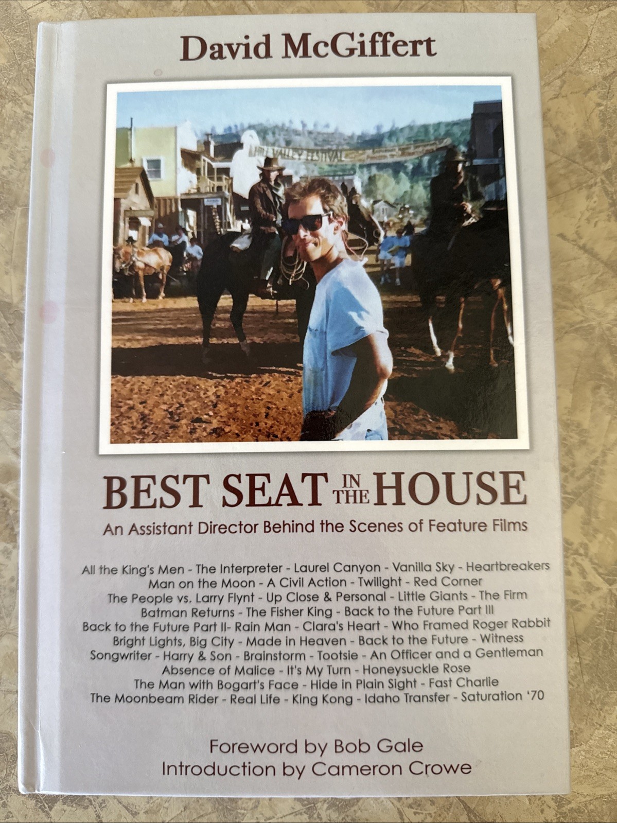 Best Seat In The House David McGiffert Assistant Director Hollywood Memoir HC