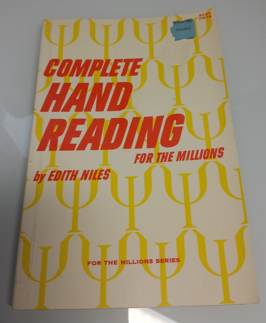 FIRST EDITION Complete Handing for the Millions by Edith Niles (1970 Trade Paper