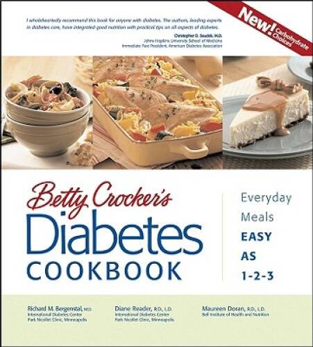 Betty Crockers Diabetes Cookbook: Everyday Meals, Easy as 1-2-3 (Be – VERY GOOD