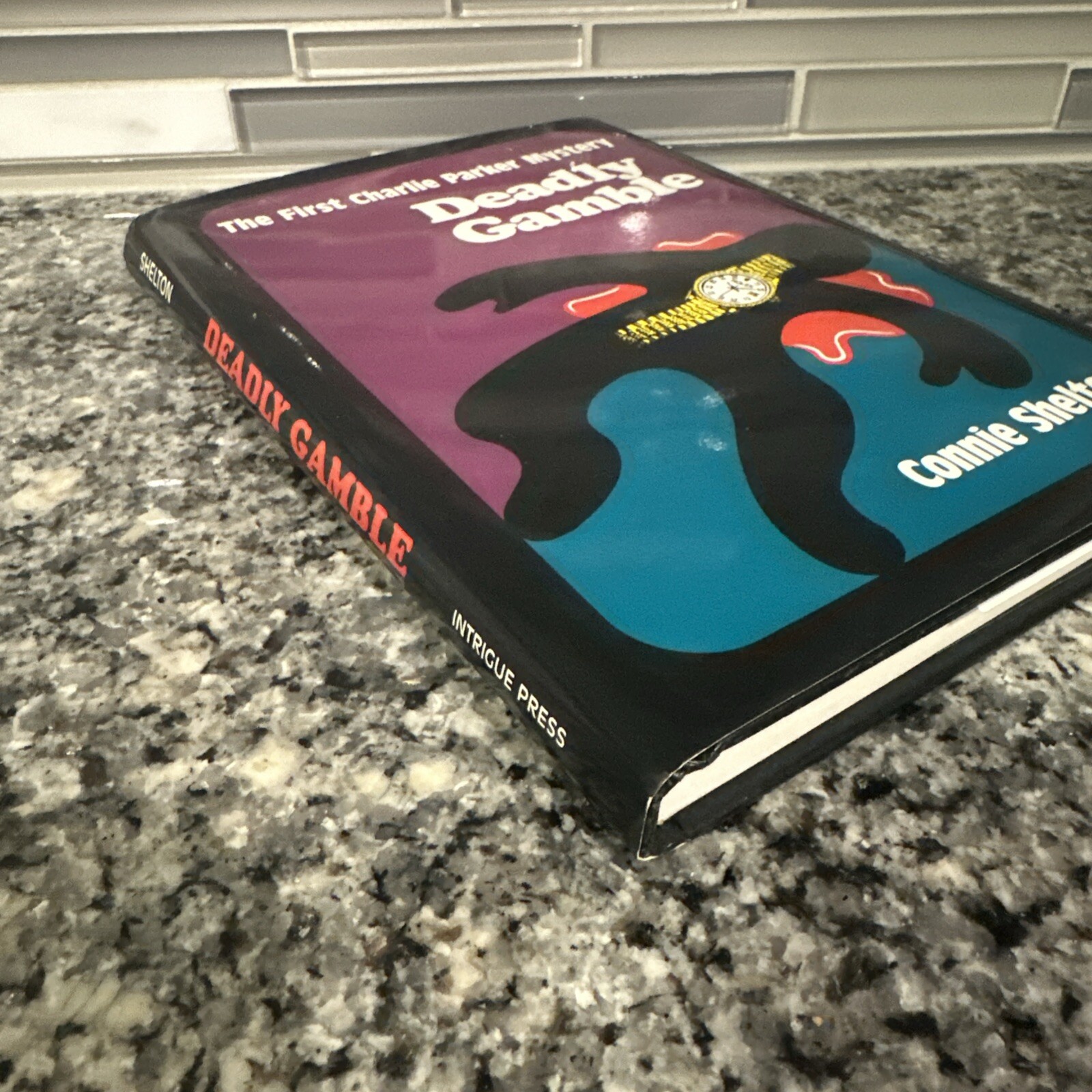 Deadly Gamble Connie Shelton HCDJ 📚 SIGNED 1st Ed 1st Print Charlie Parker Book