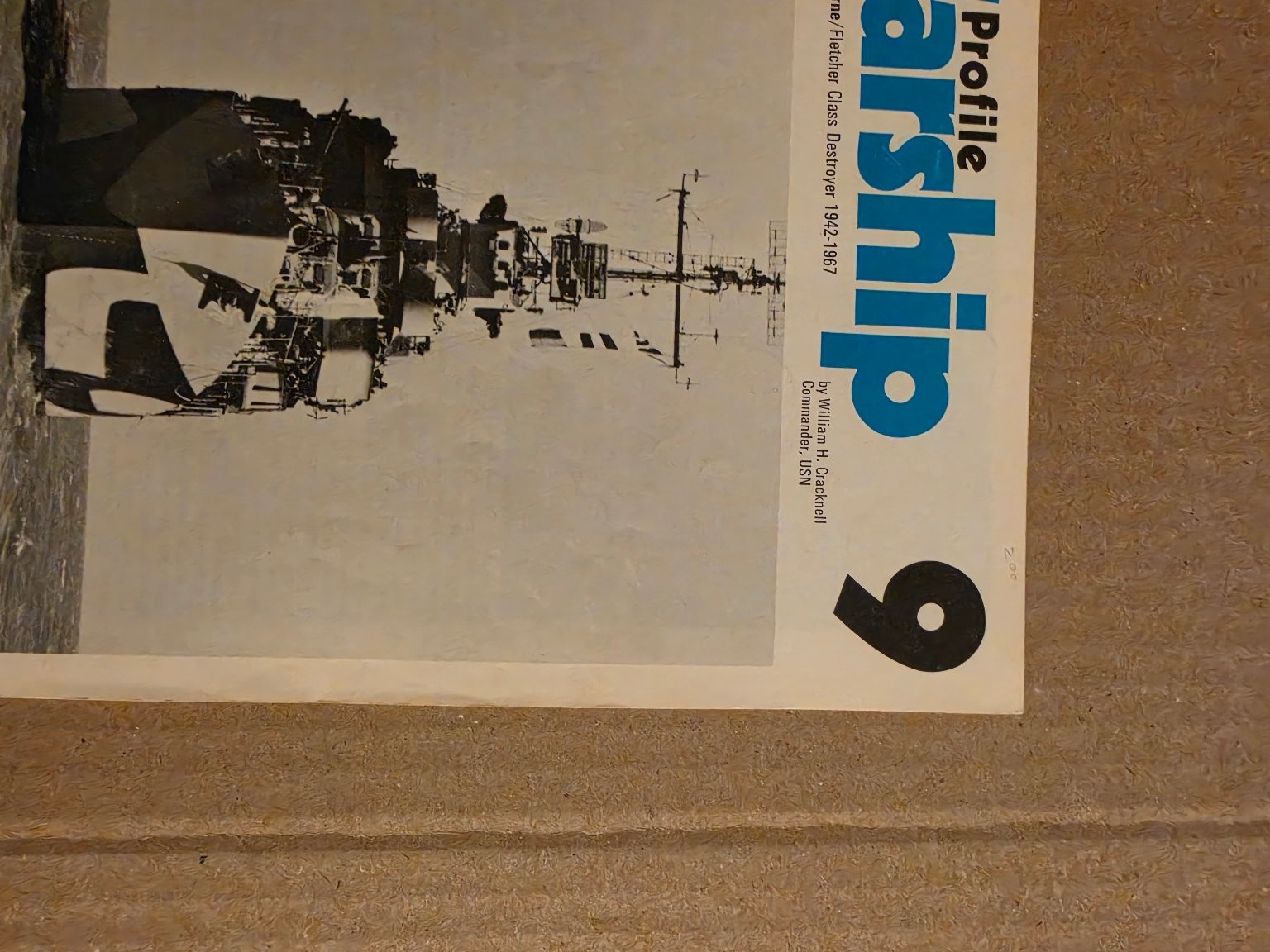 Warship Profile 9 USS Charles Ausburne Fletcher Class Destroyer 1971 Naval