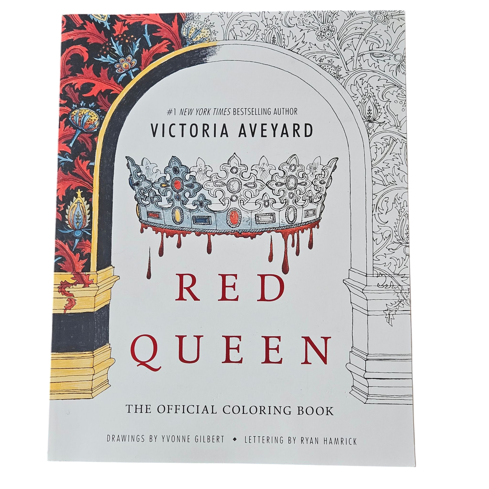Red Queen Official Coloring Book Victoria Aveyard Paperback HarperCollins 1st Ed