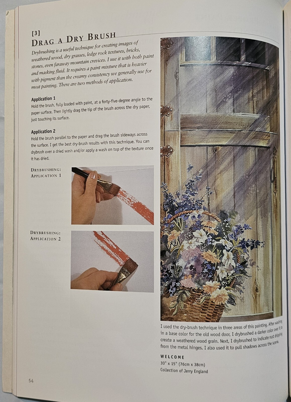 Watercolor Soft Cover Book 8.5×11″ Art Technique Pour It On 127 Pages