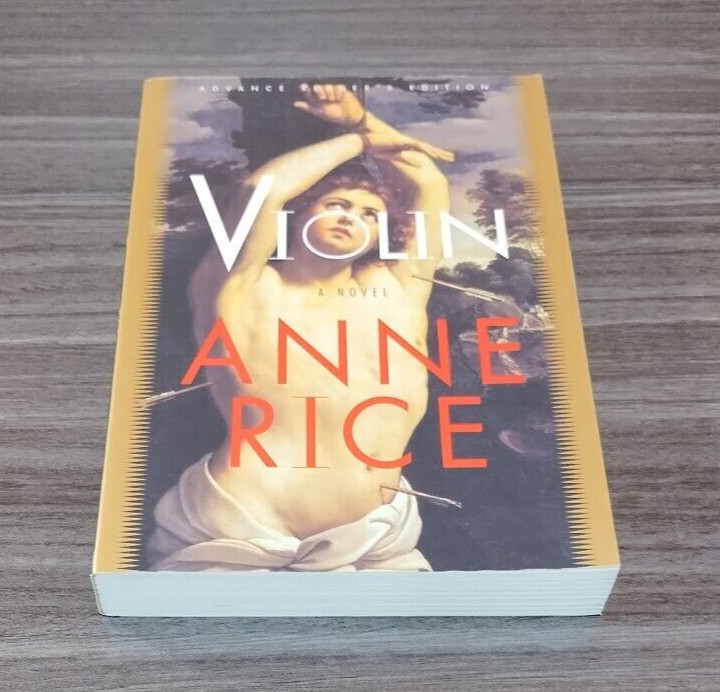 Violin Anne Rice Advance Reader Edition ARC Knopf 1997 Horror Supernatural Ficti