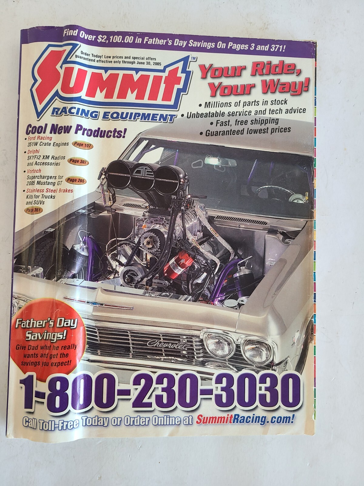 2005 Summit Racing Equipment Catalog 310 Pages Chevrolet Impala Centerfold VG