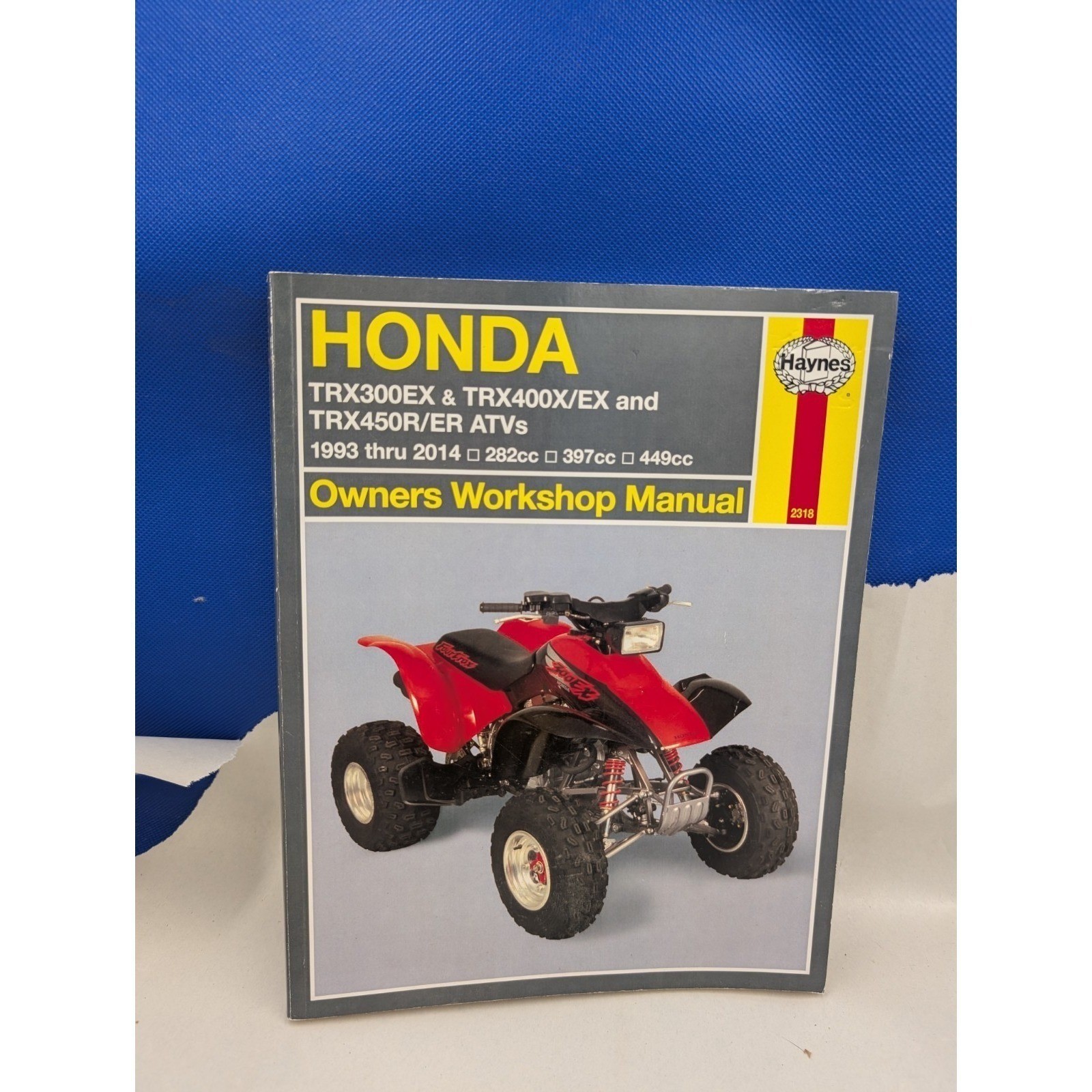 Haynes 1993-2014 Honda ATV Owners Workshop Manual 282cc 397cc 449cc