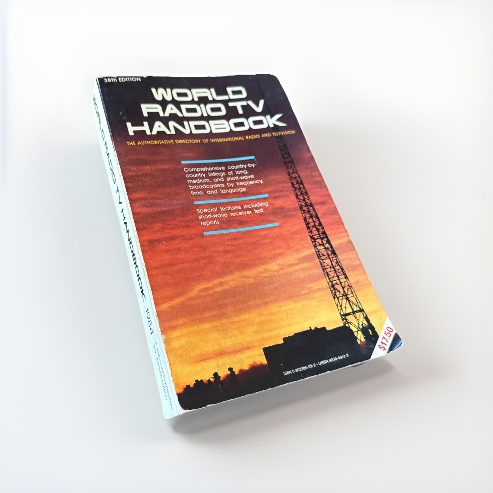 Vintage 1984 World Radio TV Handbook 38th Edition WRTH Shortwave DXing Manual