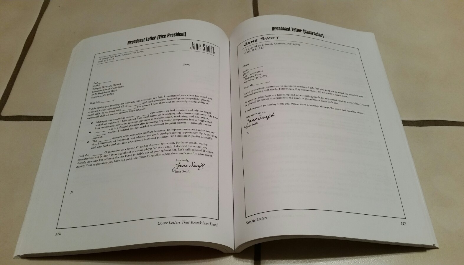 Cover Letters That Knock ‘Em Dead by Martin Yate;Over 1.7 million Knock ‘em Dead