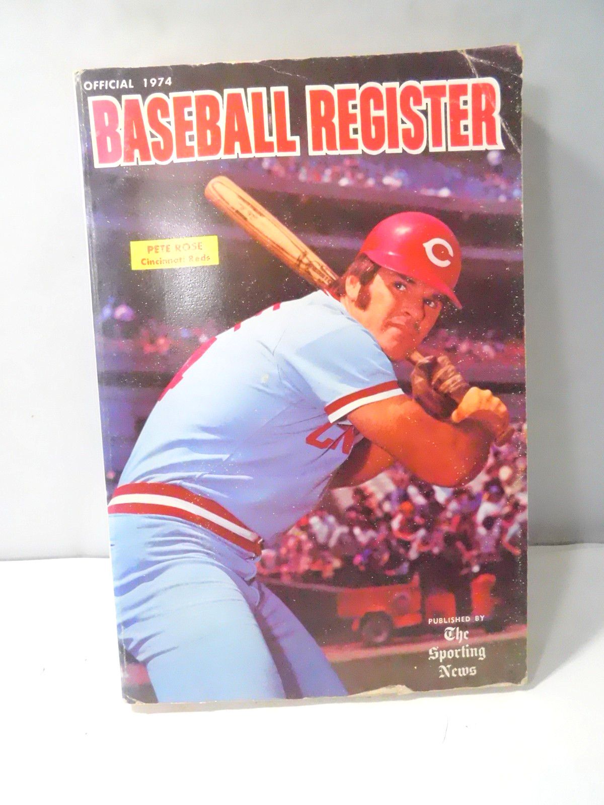 Official 1974 Baseball Register-Pete Rose Cover & Willie Stargell-Sporting News