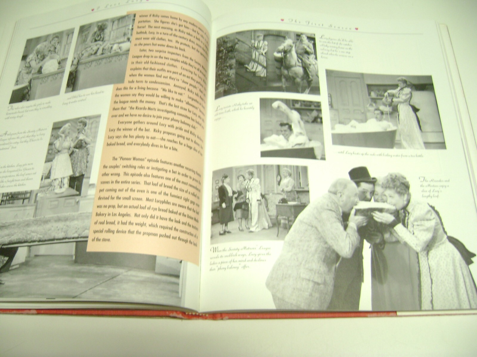 HUGE 1995 Time Warner Hardcover Book, I LOVE LUCY, First Printing, 248 pages