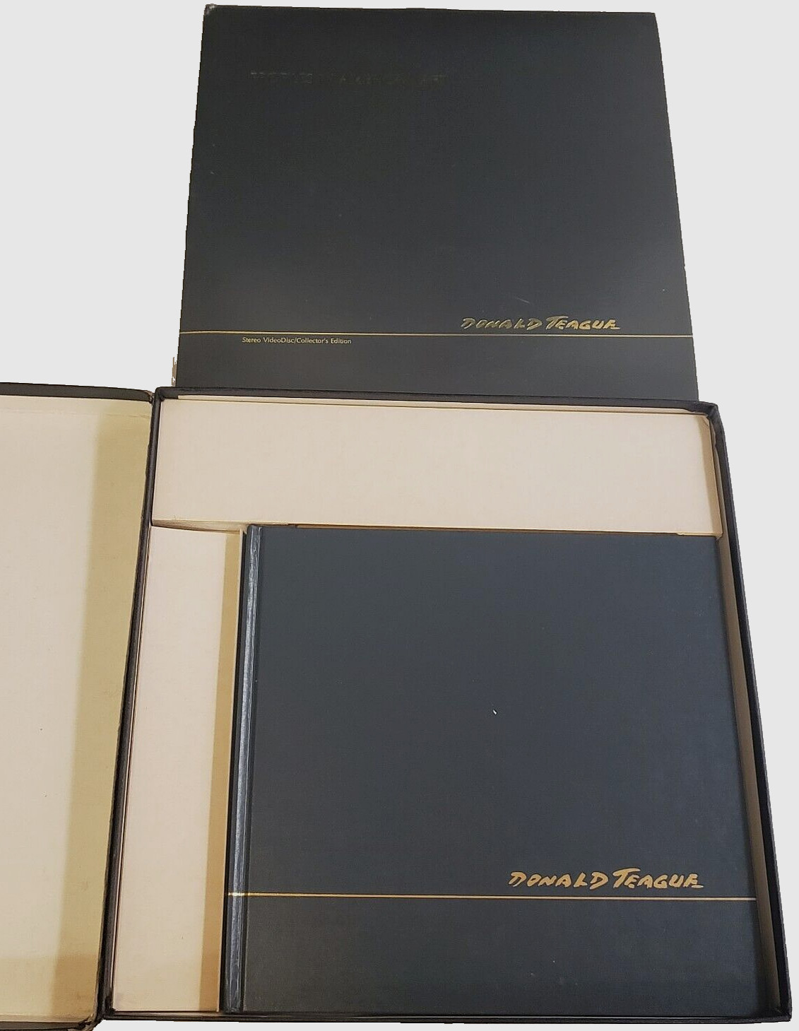 DONALD TEAGUE Profiles in American Art Signed Limited 77/100 Edition BOOK & DISC