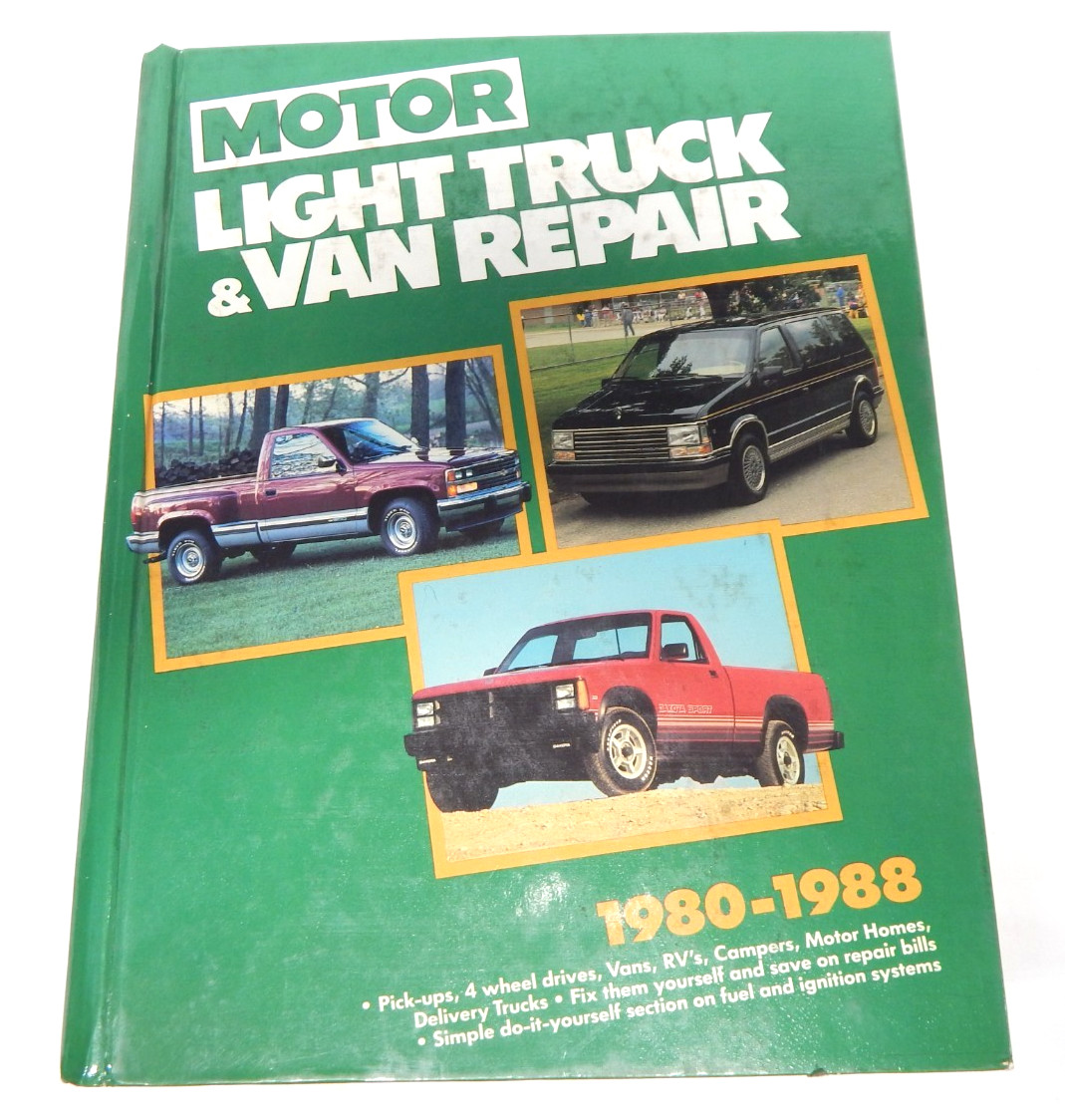 MOTOR Light Truck & Van Repair Car Manual 1980 to 1988 Lg Hardback Cover