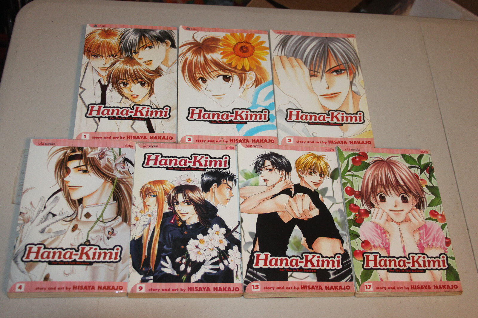 Hana-Kimi For You in Full Blossom Volumes 1,2,3,4,9,15,17 Manga Graphic Novels