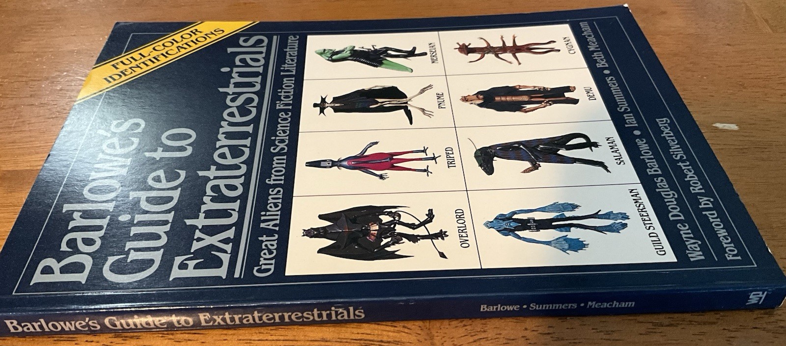 Signed BARLOW’S GUIDE TO EXTRATERRESTRIALS Full Color Identification WP 1987