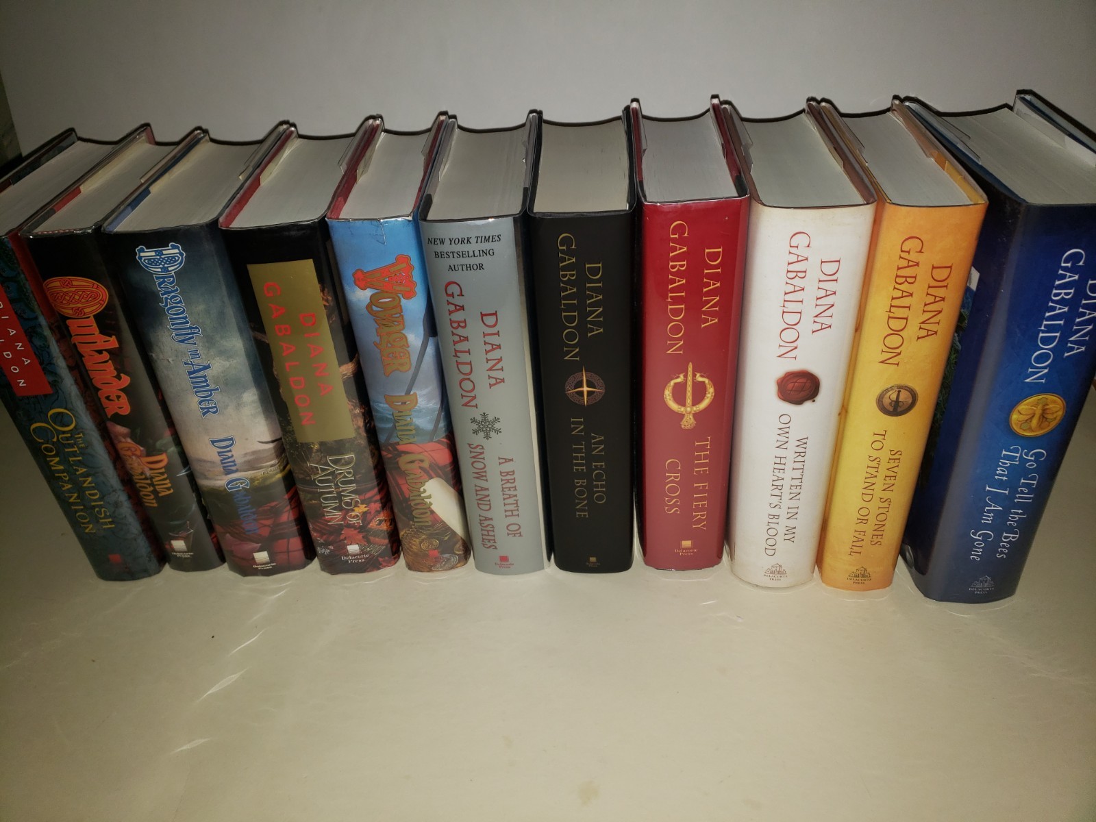 OUTLANDER COMPLETE SERIES ALL HAND SIGNED 1ST EDITIONS HARDCOVERS DIANA GABALDON