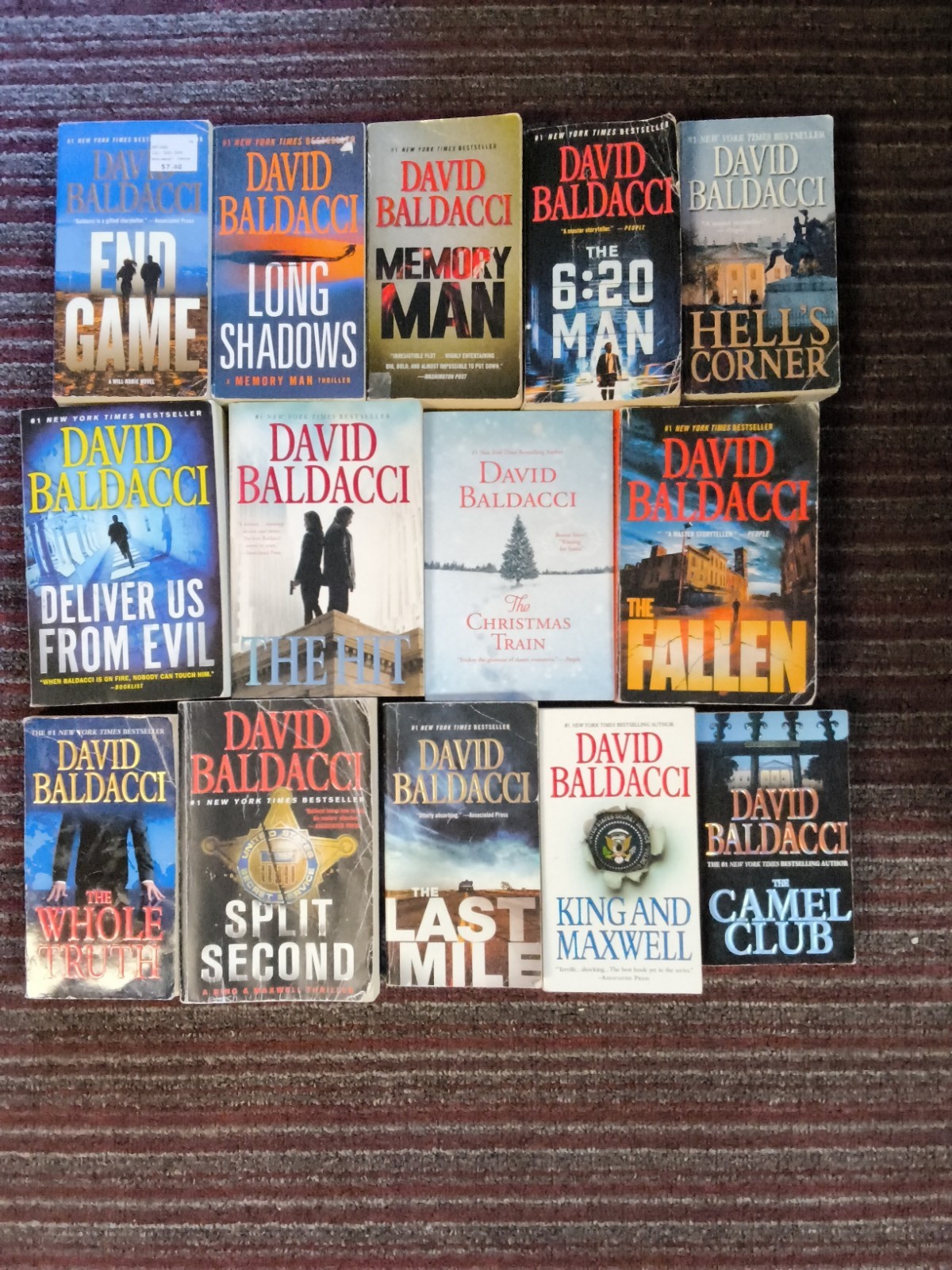 DAVID BALDACCI lot Of 14 Paperbacks