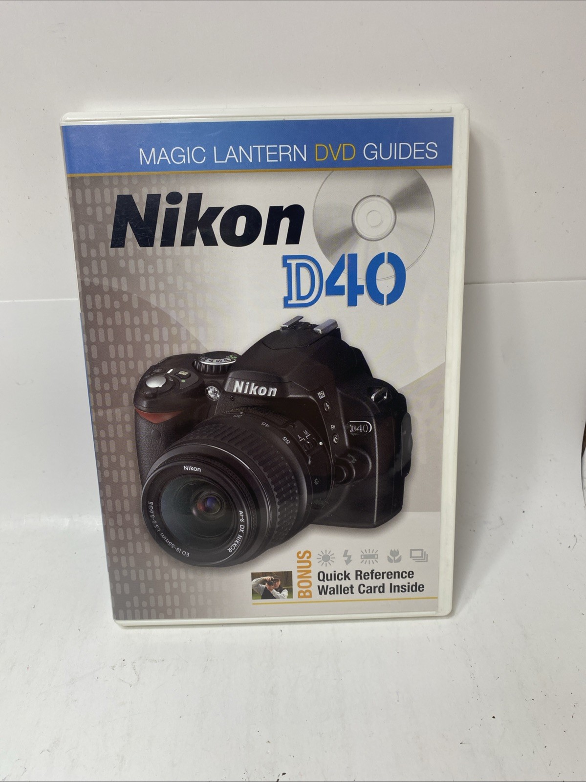 Nikon D40 by Lark Books Staff (2007, Dvd) With Wallet Card