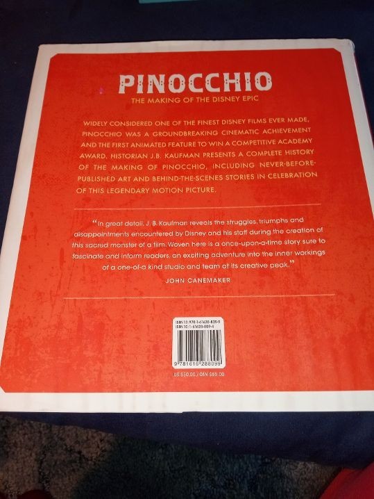 Pinocchio : The Making of the Disney Epic by J. B. Kaufman (2015, Hardcover)