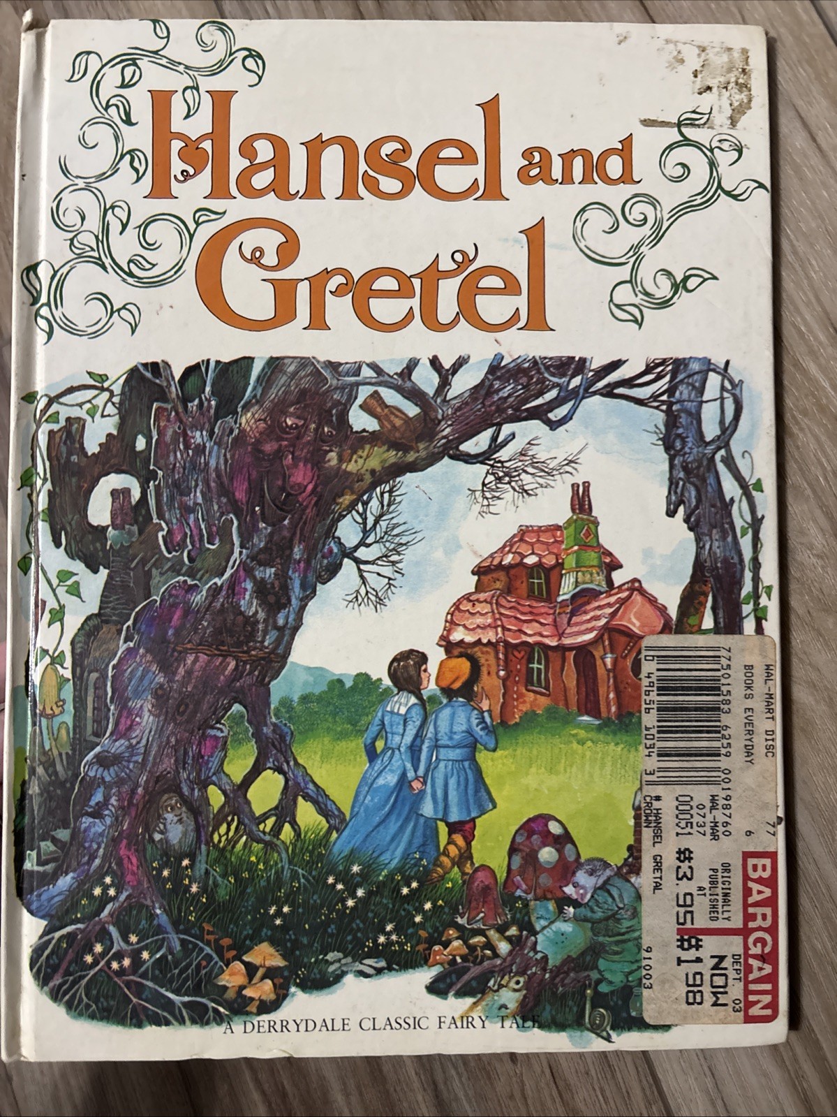 1978 Hansel and Gretel Derrydale Classic Fairy Tale (12”x 8.75”) Hardback VG+