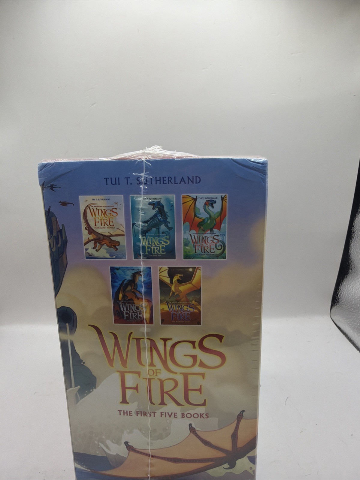 Tui T Sutherland: Wings of Fire Boxset, Books 1-5 NEW Sealed Dragonet Prophecy