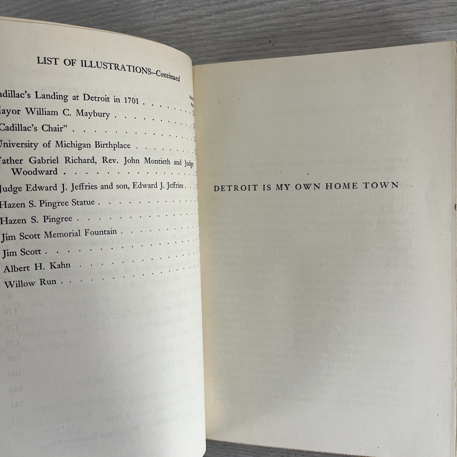 HC Signed,Bobbs-Merrill c1946 Malcolm W. Bingay Detroit is My Own Hometown