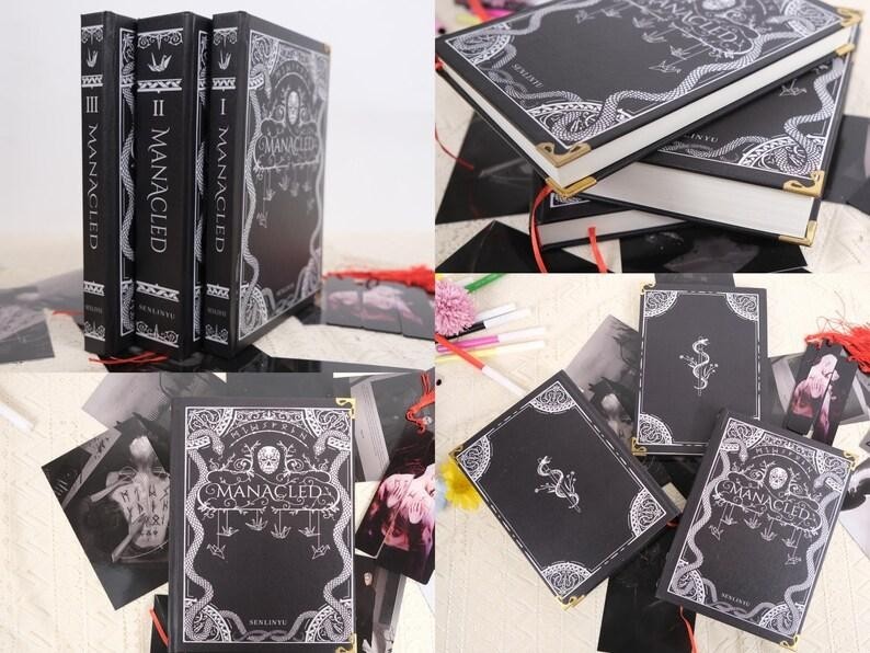 Manacled Book Complete 3-Volume Hardcover Edition with Illustrations by Senlinyu
