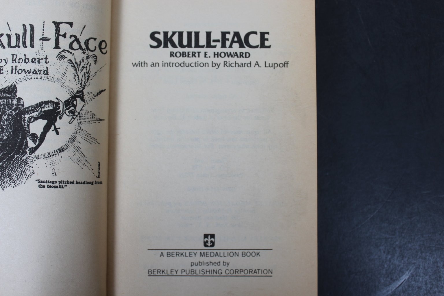 Skull-Face Robert E. Howard 1978 Berkley Medallion Edition Fantasy Horror PB