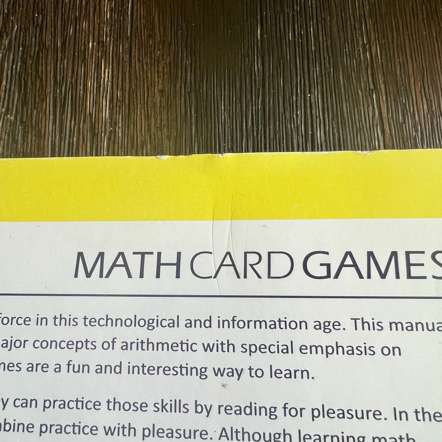 Math Card Games 5th Edition 300 Games Joan Cotter Spiral Bound Right Start w DVD