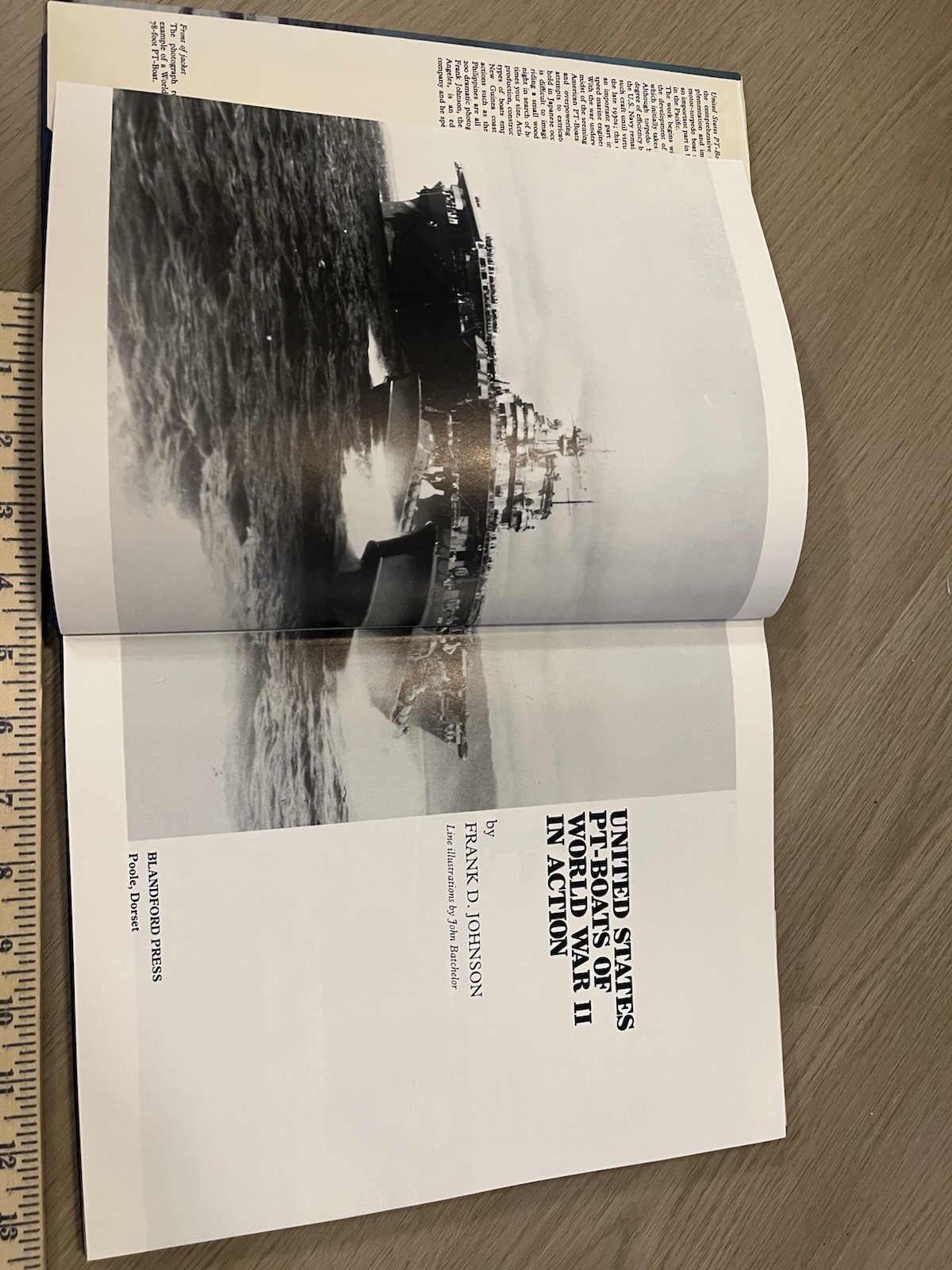 United States PT-Boats of World War II Frank D Johnson 1980 Hardcover Naval