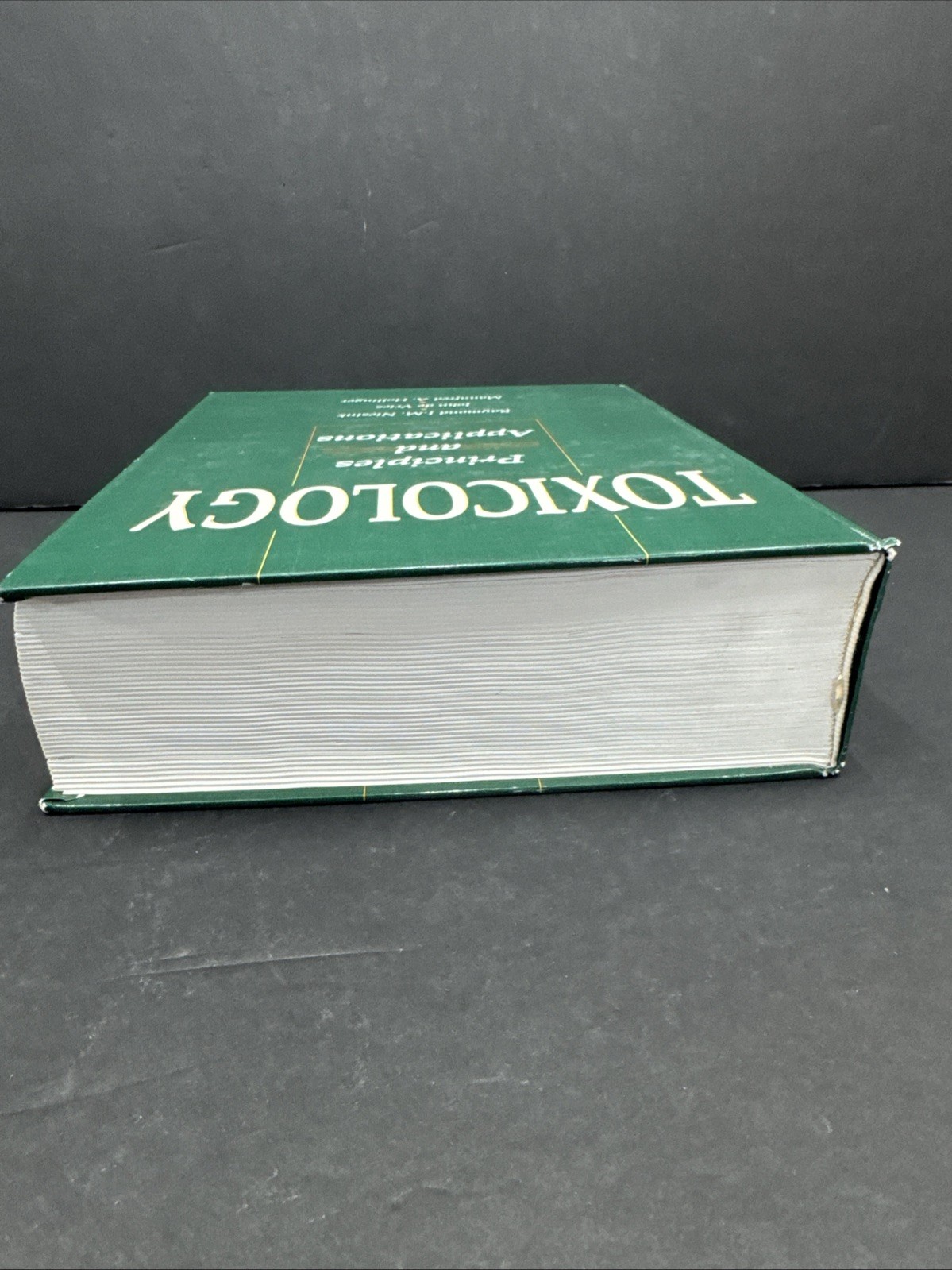 Toxicology Principles & Applications by Niesink, Vries, Hollinger Hardback 1996