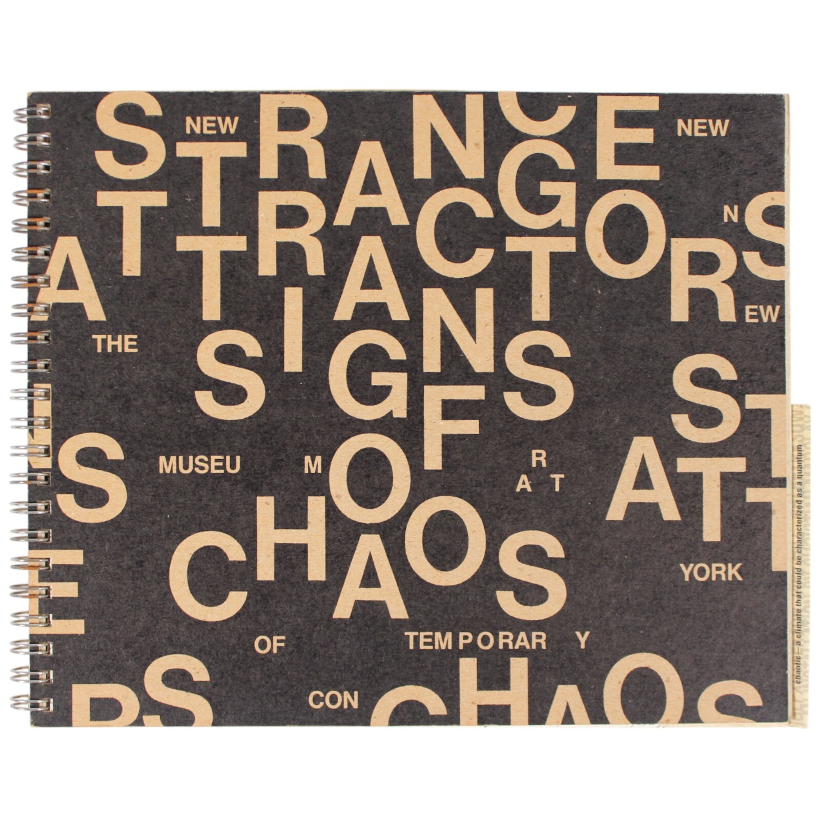 NEW MUSEUM NYC Chaos Theory Exhibition 1989 Strange Attractors Experimental Art