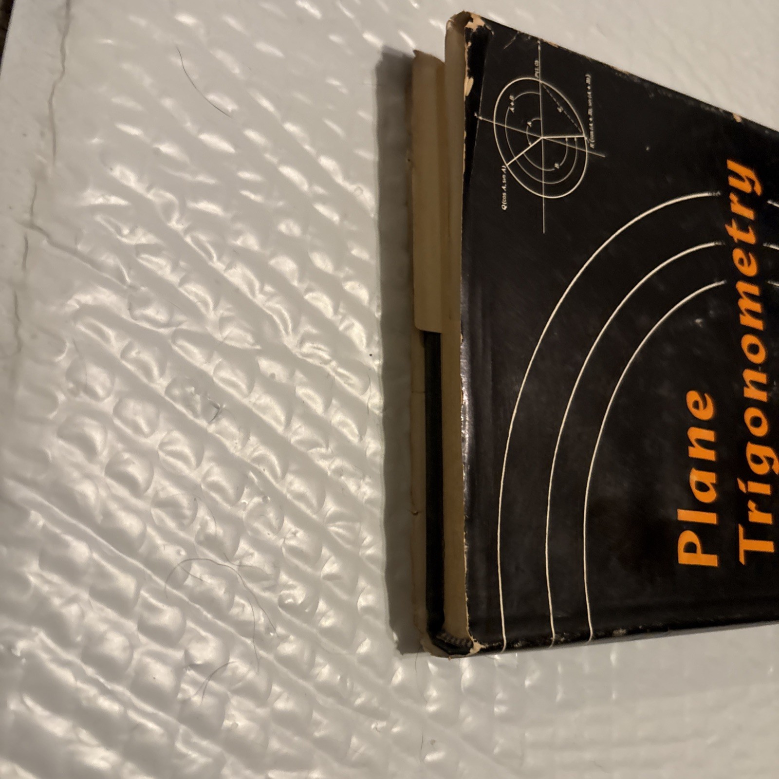 Plane Trigonometry Hardcover Vintage 1959 1961 A W Goodman John Wiley Hc –