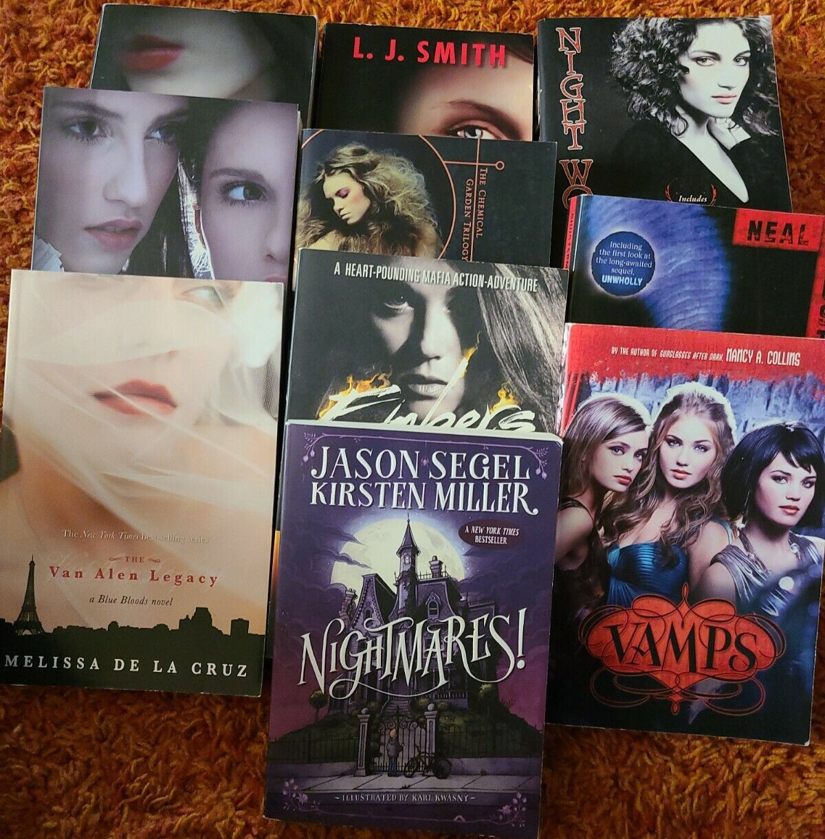 Book Lot Teen Suspense Horror Supernatural Thrillers Vampires 13 paperback