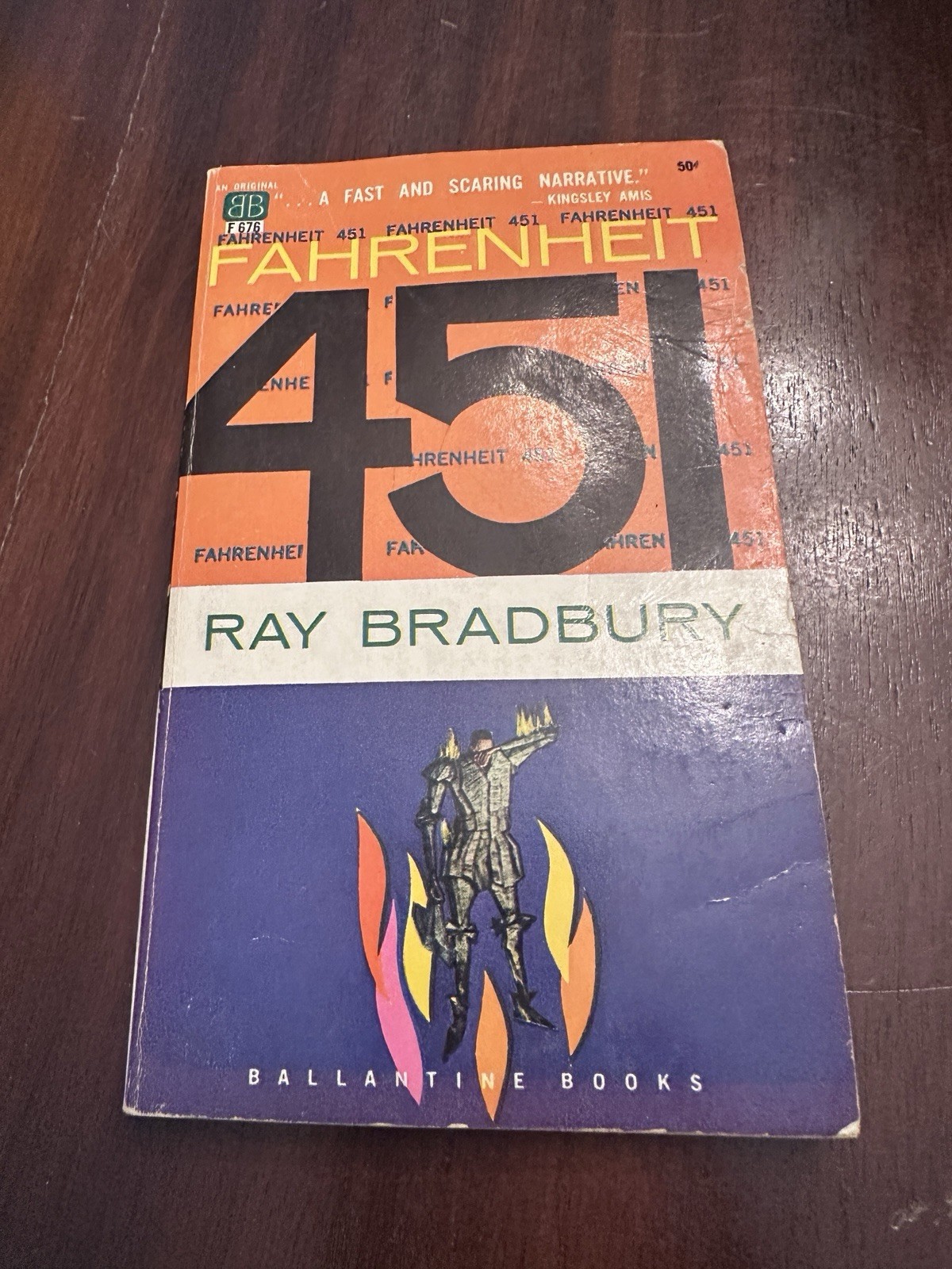 Fahrenheit 451 | Ray Bradbury | Ballantine Books |3rd Print | 1962 | PB