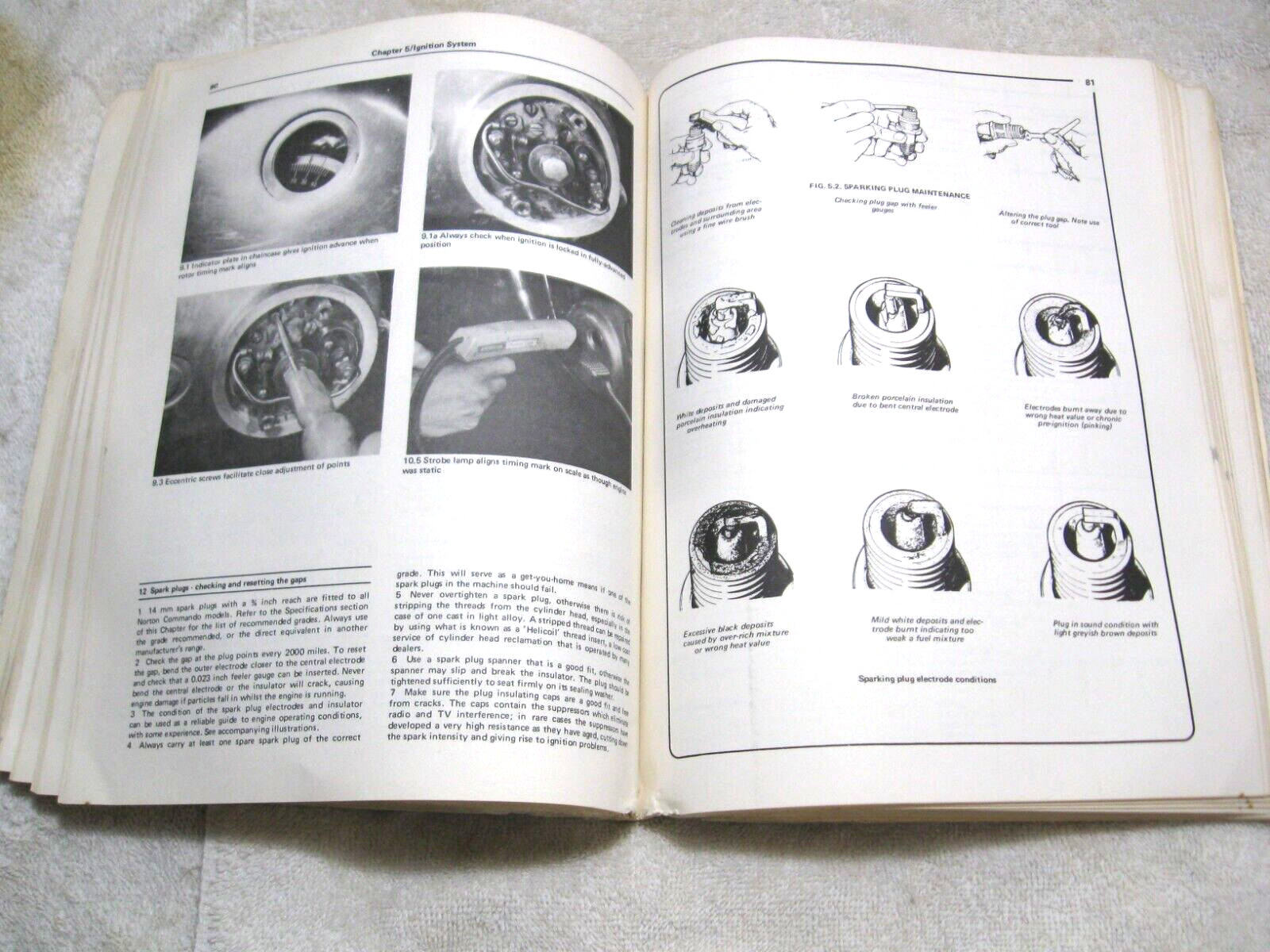 NORTON COMMANDO 745 & 828cc 1968-77 Owners Workshop Manual by Haynes-Motorcycles
