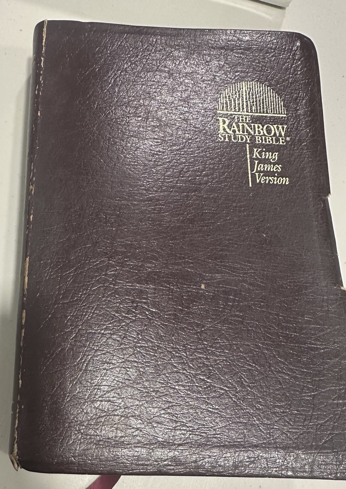 The Rainbow Study Bible King James Version (KJV) Leather Bound Study Bible