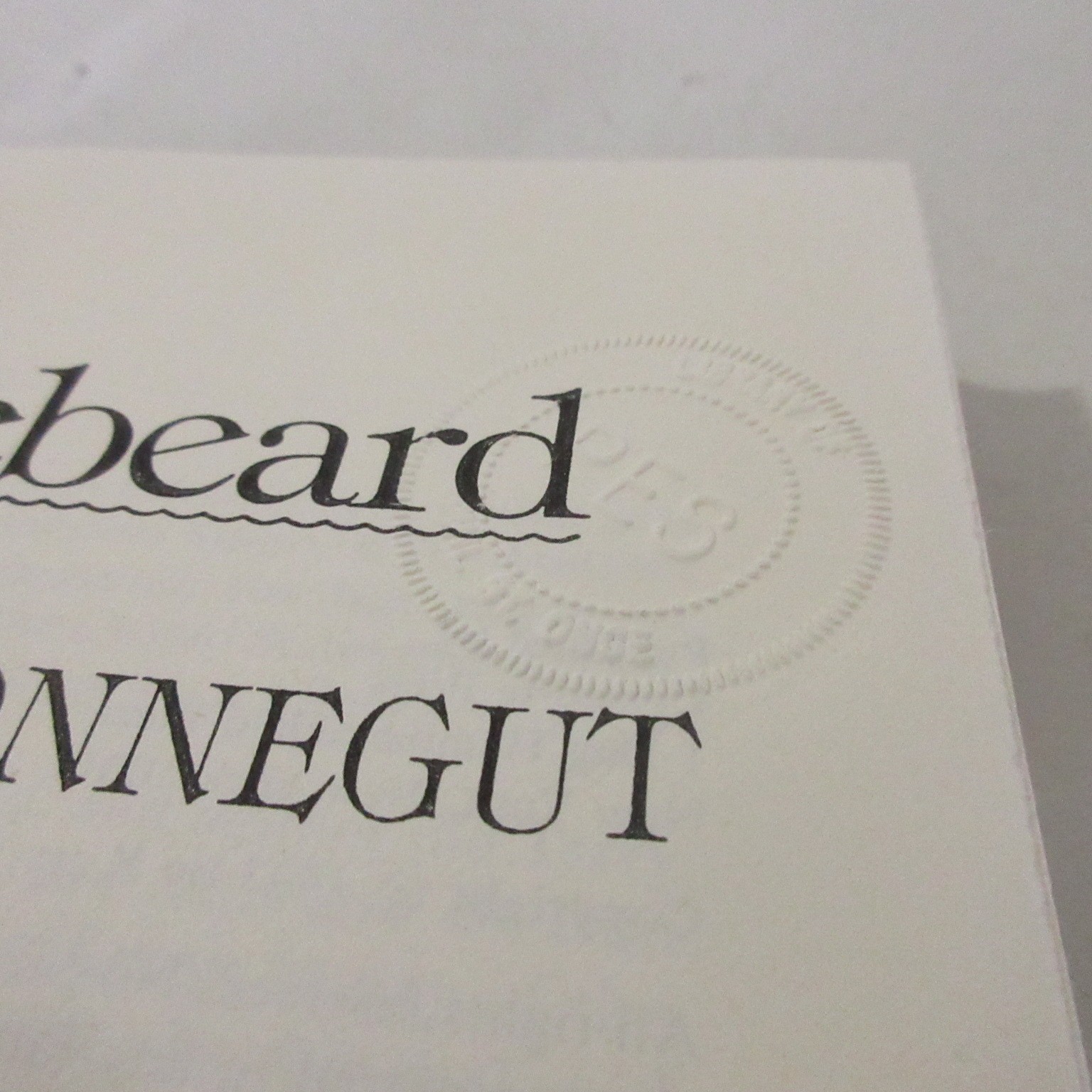 Bluebeard by Kurt Vonnegut 1987 First Trade Edition Hardcover Delacorte Press