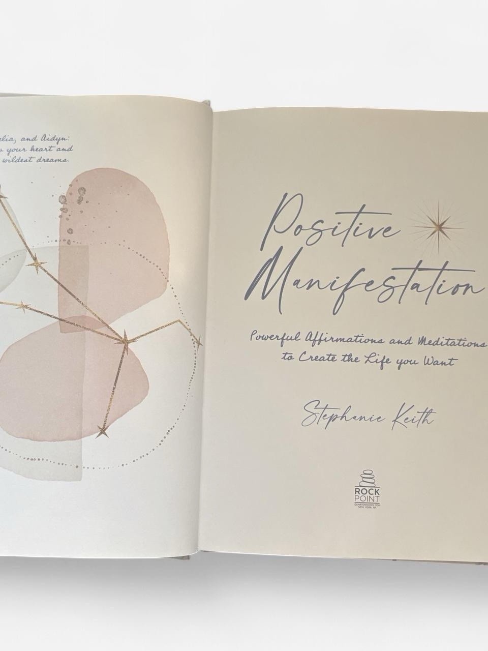 Rock Point Positive Manifestation By Stephanie Keith Hardcover Book 207 Pages