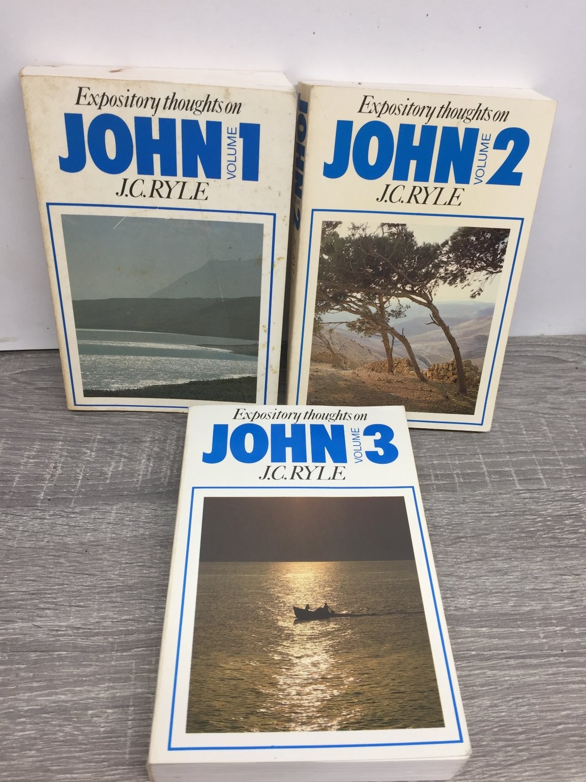 Expository Thoughts on John J.C. Ryle Complete 3 Volume Set Christian Commentary
