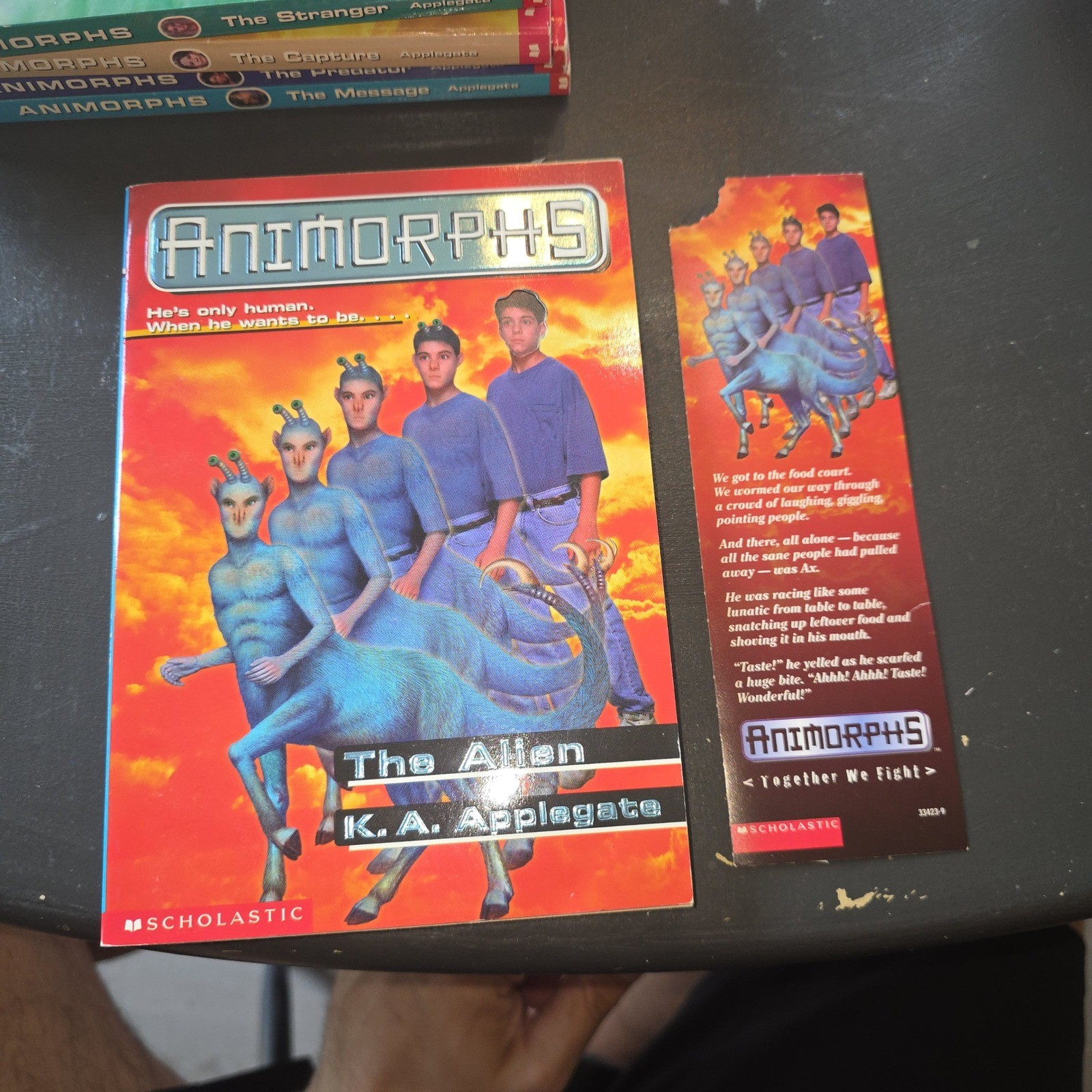Animorphs Book Lot 4-11 K.A. Applegate Scholastic 6 First Editions with Bookmark