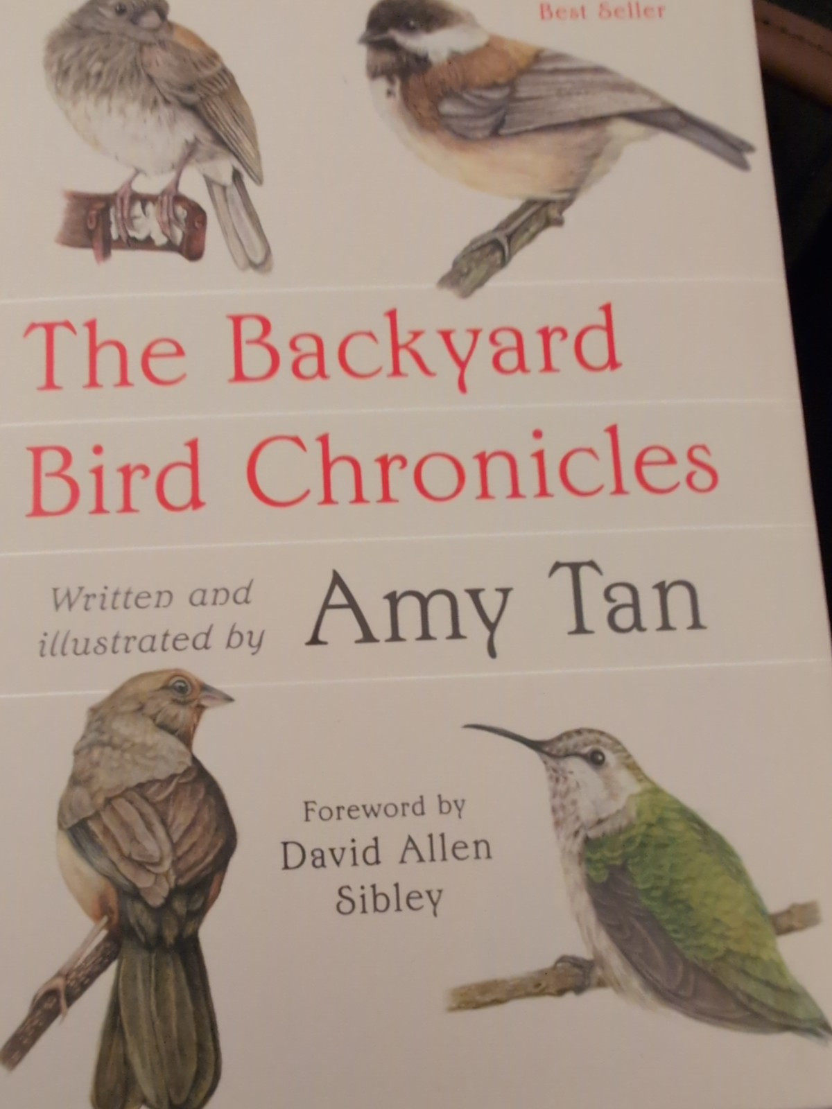 Backyard Bird Chronicles, Paperback by Amy Tan, Used PB W Dj