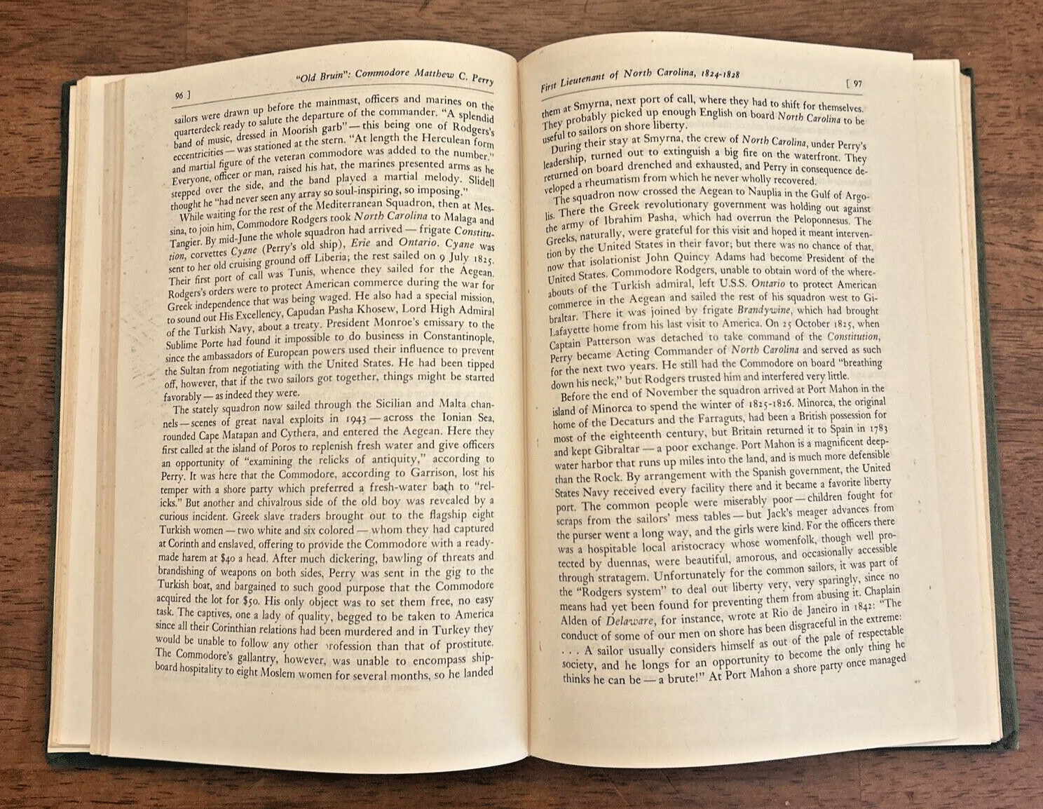 “Old Bruin,” Commodore Matthew C. Perry 1794-1858, by Samuel Eliot Morison, 1967